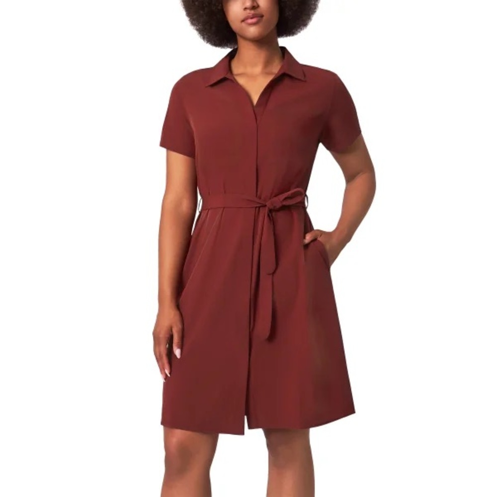 Modern Ambition - Women's Short Sleeve Shirt Dress
